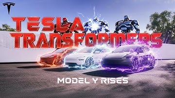 TESLA TRANSFORMERS: Tesla Model Y Variants GO TO WAR! [Short Film]