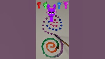 ASMR Color Mixing #sprunki #satisfying #asmr #color #oddlysatisfying