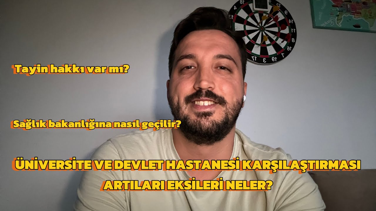 ÜNİVERSİTE VE DEVLET HASTANESİ KARŞILAŞTIRMASI. ARTILARI EKSİLERİ NELER?