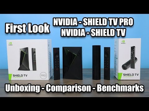 새로운 Shield TV Pro 및 Shield TV 첫 번째 검토 개봉 벤치 마크 비교