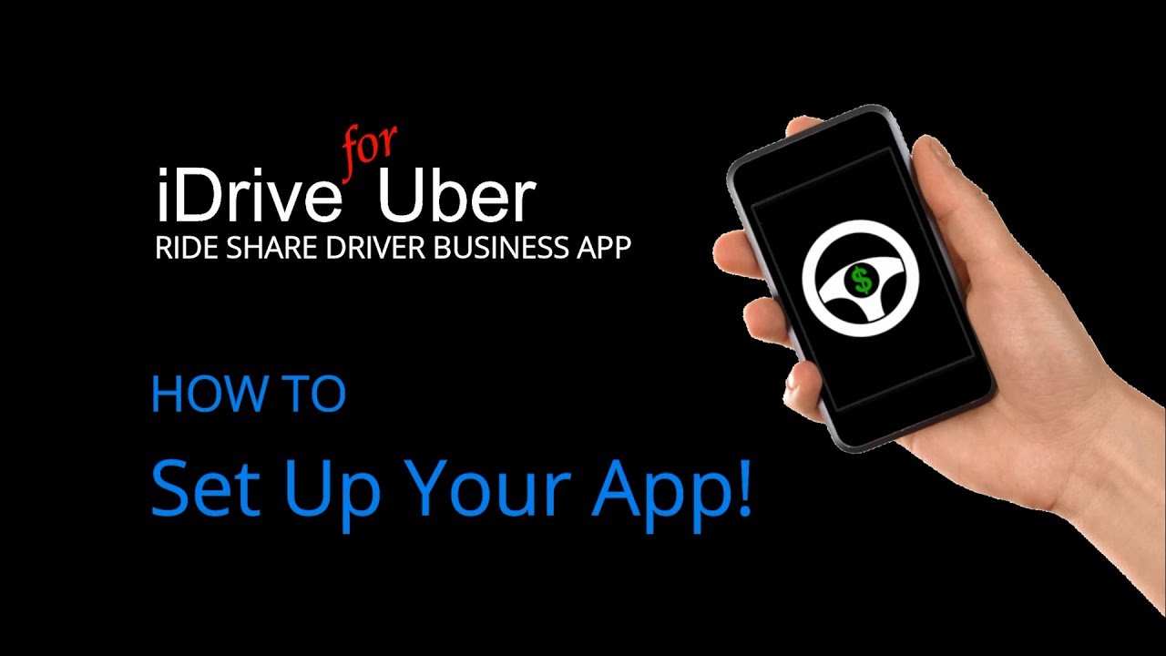 Initial Setup iDrive for Uber app - YouTube