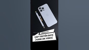 Cáp USB4 & Thunderbolt 4: Truyền 40Gbps, Sạc PD 240W, Xuất 8K | #dodorv #capsacnhanh #shorts