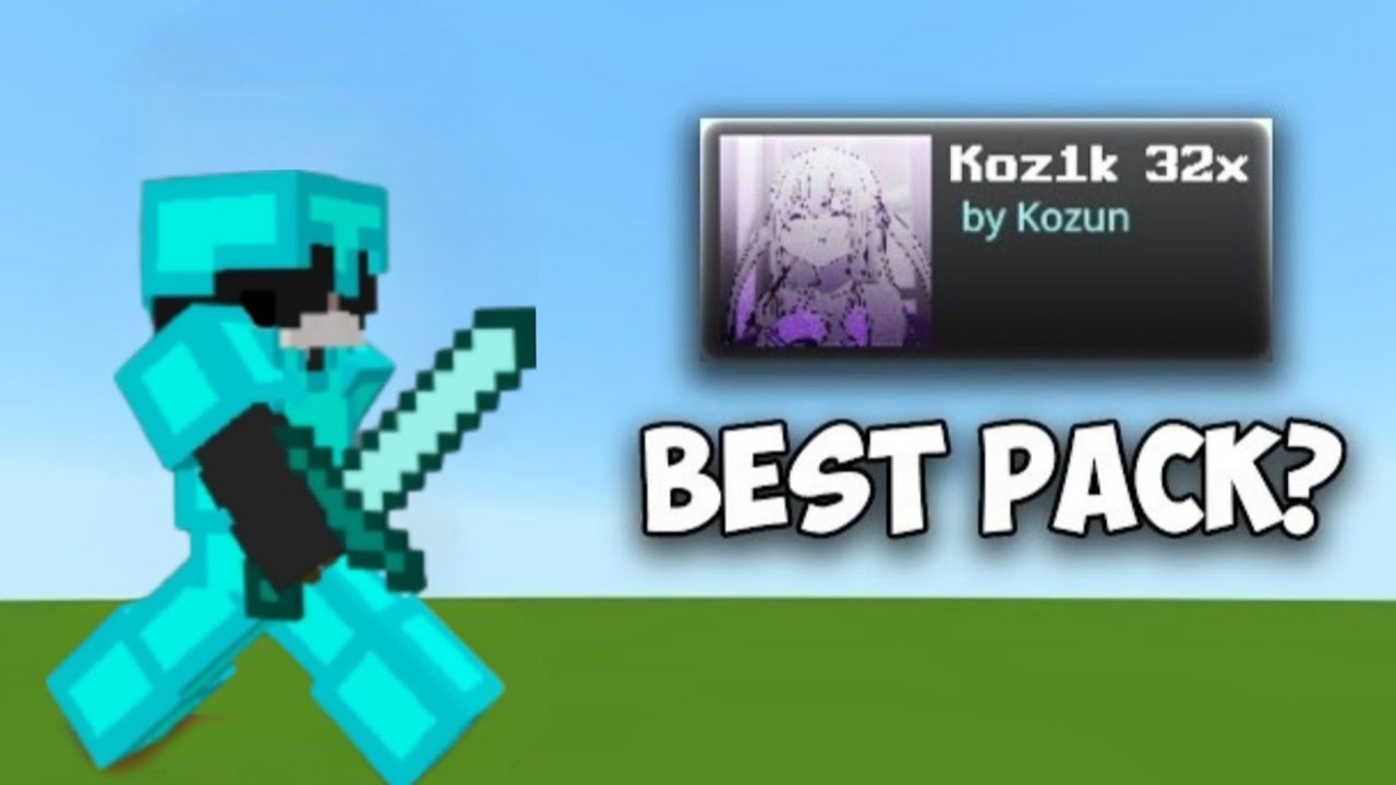 The Best FPS Boost Texture Pack For MCPE - YouTube