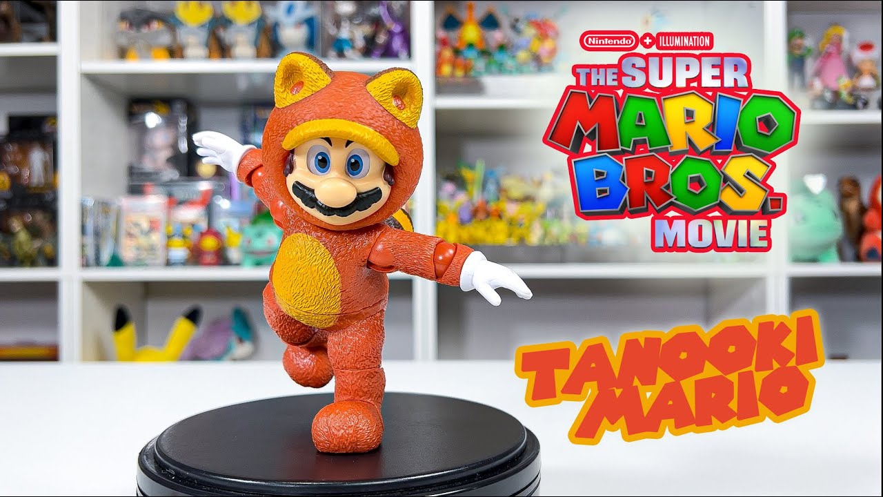 Nintendo The Super Mario Bros. Movie Tanooki Mario Action Figure : Target