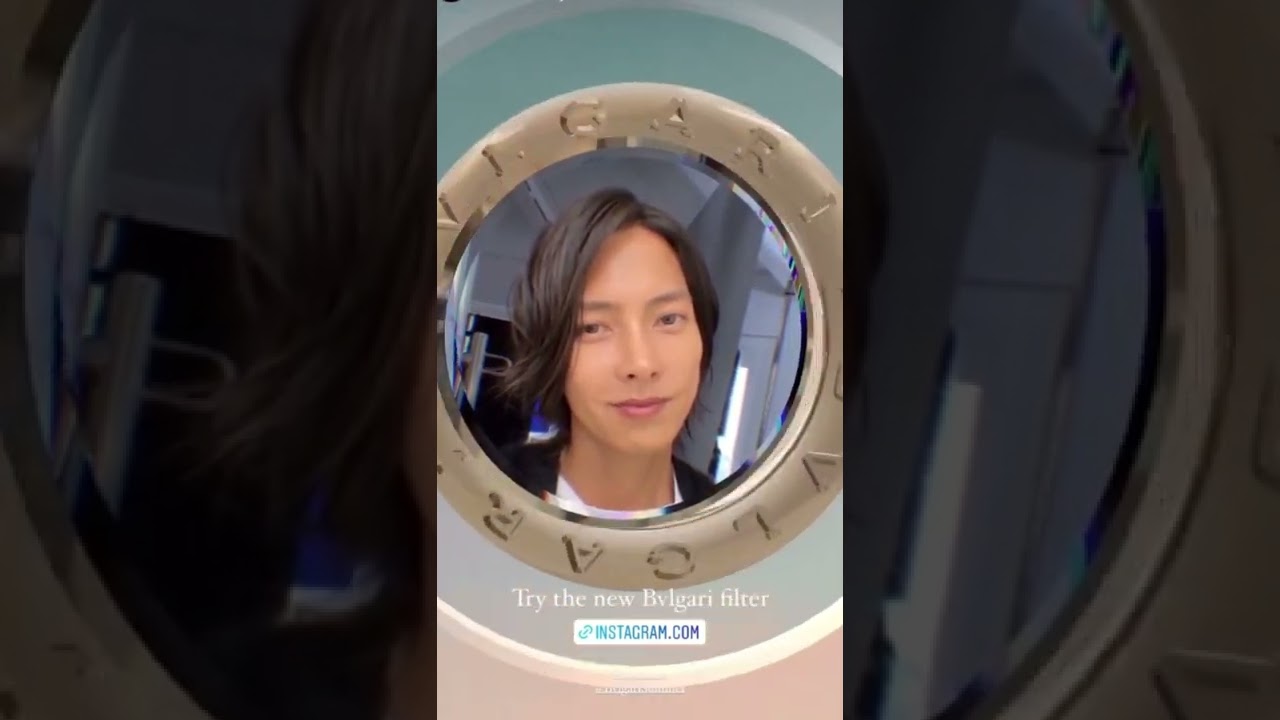 BVLGARI new filter from Instagram with Tomohisa Yamashita