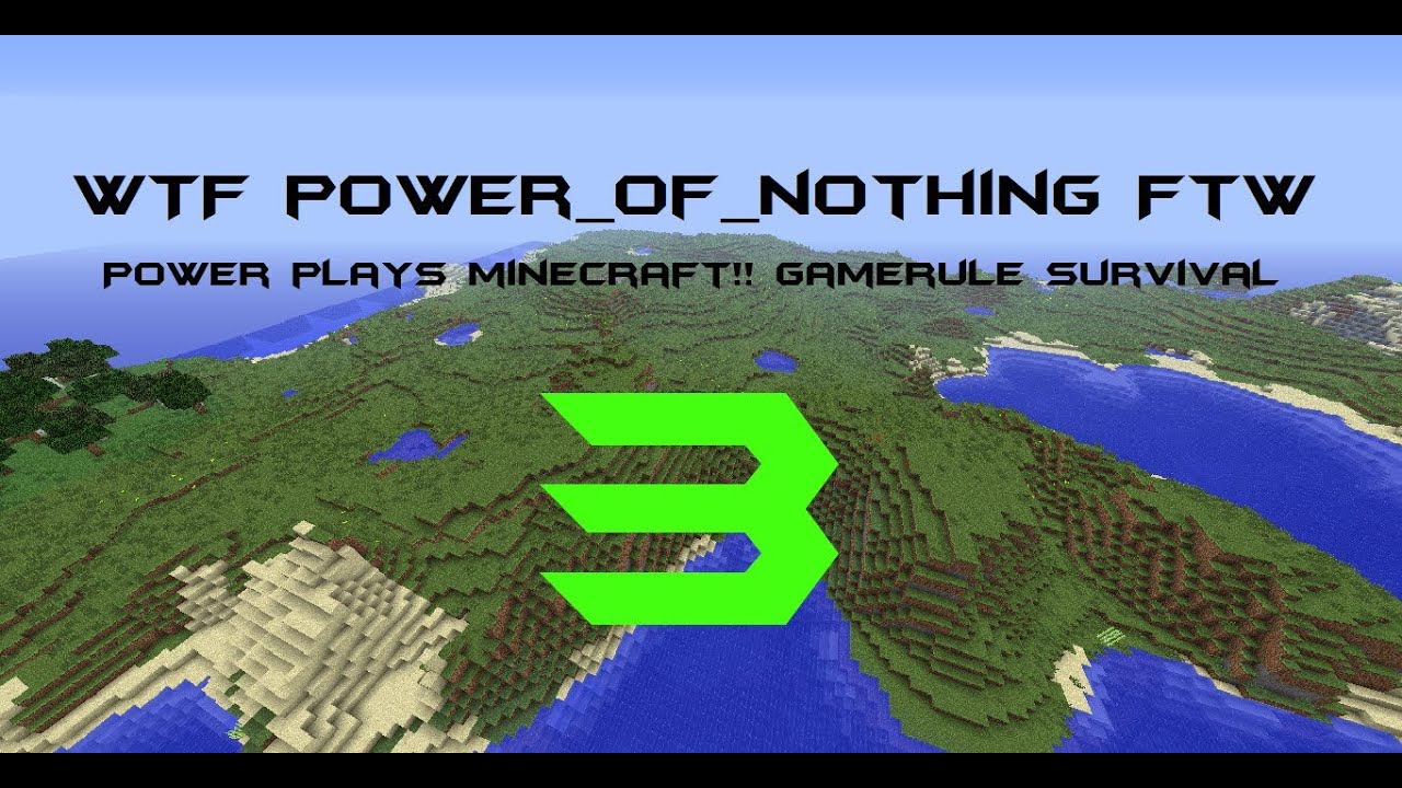 Power Plays Minecraft!! Gamerule Survival #3 MINECRAFT GIVEAWAY! INFO IN DESCRIPTION!!!!