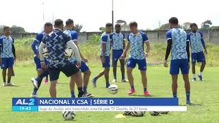O CSA fez o último treino lá no Amazonas antes do confronto de ida do Playoff contra o Nacional