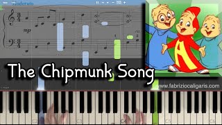 The Chipmunk Song (Christmas Don't Be Late) - Piano Cover - PDF - MIDI