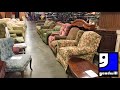 GOODWILL FURNITURE SOFAS COUCHES ARMCHAIRS TABLES HOME DECOR SHOP WITH ME SHOPPING STORE WALKTHROUGH