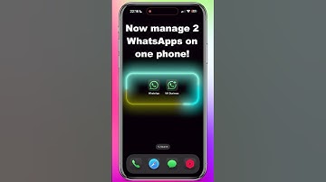 How to Use Two WhatsApp Accounts on One Phone! 💬📱 #Shorts #shortvideo #SpringOnYouTube