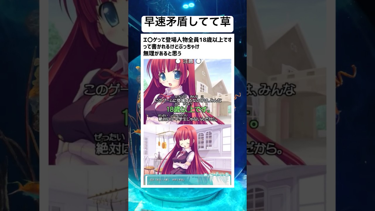 早速矛盾してて草