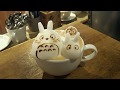 How to 3D Latteart."TOTORO" となりのトトロ／３Ｄラテアート GHIBLI