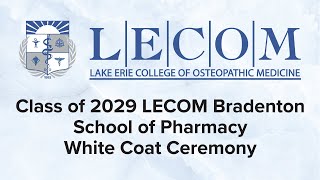 Bradenton School of Pharmacy White Coat - 2025
