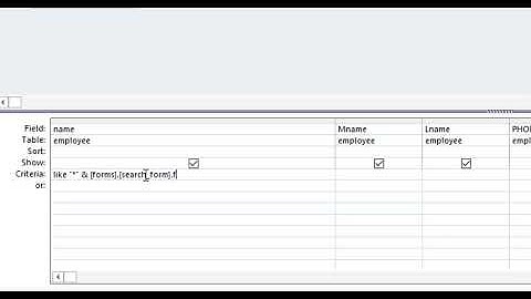 Microsoft access dynamic search textbox