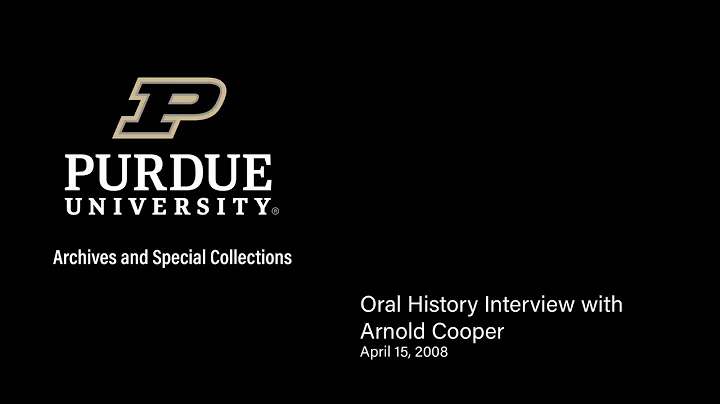 Arnold Cooper Interview