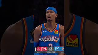 SGA DRAWS THE FOUL ON KD AND WINS THE GAME #nba #basketball #shaigilgeousalexander #kevindurant