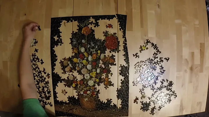 Vintage Springbok Puzzle Flowers In a Tub 1970s Time-lapse