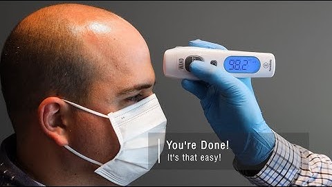 How to Take a Forehead Temperature Reading with WAND