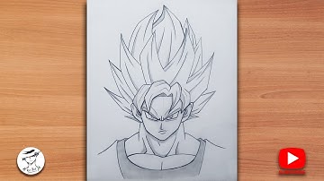 How to draw Goku step by step || Beginners drawing || Easy drawing ideas for beginners