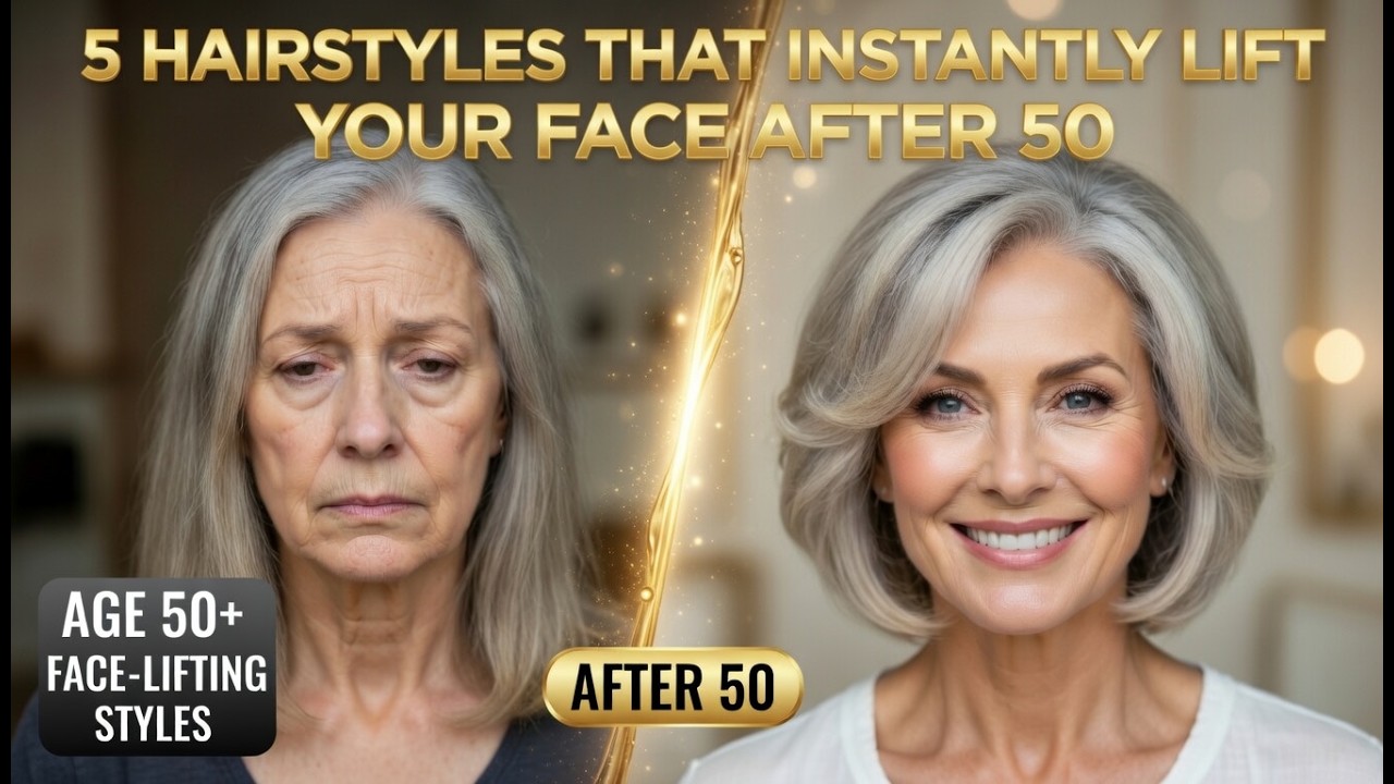 5 Hairstyles Over 50 That Instantly Lift Your Face and Confidence