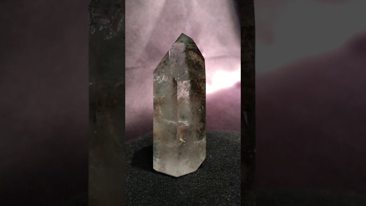 Lodolite Quartz Crystals with Chlorite Phantoms!