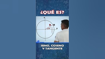 ¿Qué es SENO, COSENO y TANGENTE?