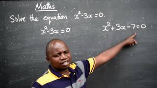 MATHS Quadratic Equation