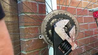 How to replace a 6spd freewheel