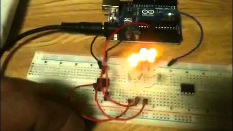 ATtiny85 LED Fire Effect for Arduino