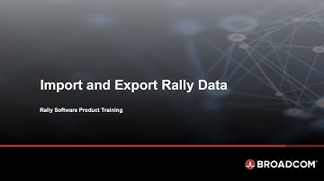 Import and Export Rally Data
