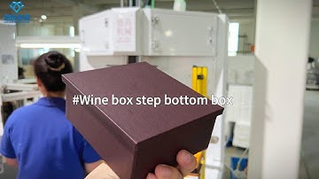 Efficient Semi-Auto Box Line Crafting Wine Box Base Steps | 30-36/min | Degaomachinery#winebox