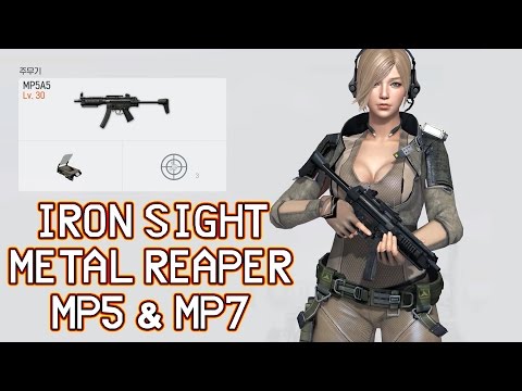 Iron Sight CBT Metal Reaper Killstreak MP5 and MP7 Gameplay