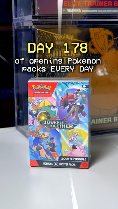 Journey Together Booster Bundle Opening 🔥 #pokemonshorts
