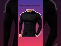 Black Compression Gym T-Shirt 💪 | Aesthetic Fitness Wear #Shorts