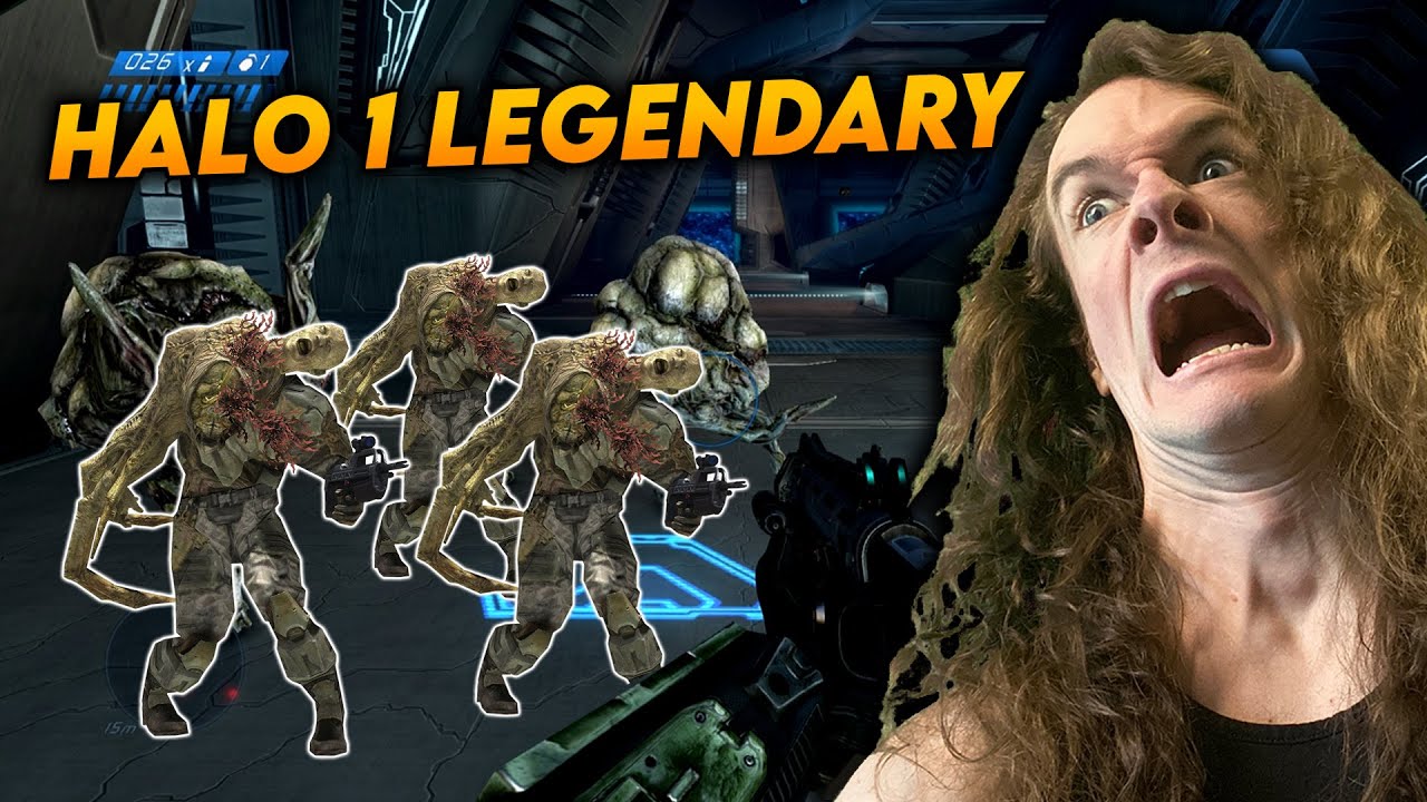 Halo 1 Legendary - The Library - YouTube