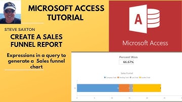 How to create a sales funnel in Microsoft Access. CRM Database Part 3.