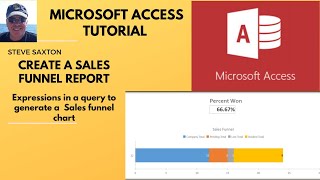 How to create a sales funnel in Microsoft Access. CRM Database Part 3.