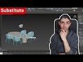 "أسرع طريقة لاستبدال العناصر في 3ds Max!  | شرح Substitute خطوة بخطوة"
