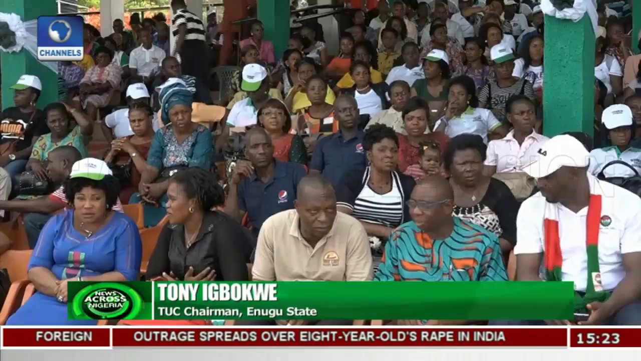 Enugu Politics: State Labour Holds Rally To Endorse Ugwuanyi