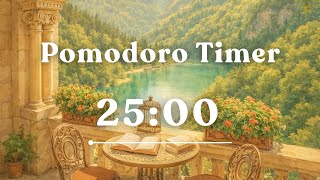 25 Minute Pomodoro Timer with Soft Piano | Improve Focus & Productivity screenshot 3