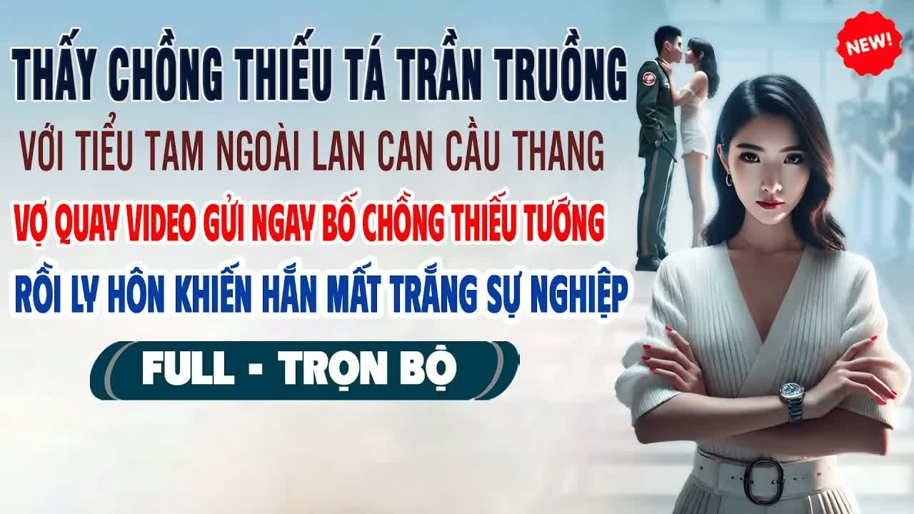 Bị vợ phát hiện ngoại tình ngay tại phòng làm việc, thiếu tá không ngờ đoạn video sau đó khiến cả qu