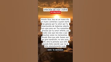 Thumbnail of ORACIÓN DE LA MAÑANA 💟❤️‍🩹#dios #jesus #oração #oracion #oraciondelamañana #amen