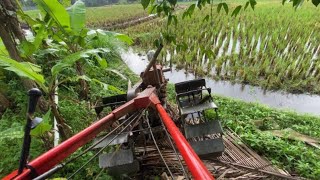 Part 1 hujan… traktor modif gk di bawa pulang simpen di sawah aja‼️