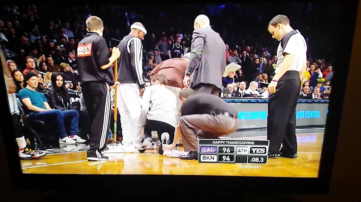 Kidd 'spills' drink after saying "hit me" v Lakers