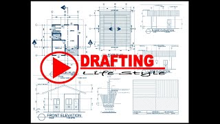 Drawing Exercise 2: Drawing rectangular object with use of Array and Hatch in AutoCAD