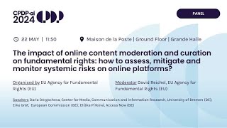 Details CPDP.ai 2024 - The Impact of Online Content Moderation and Curation on Fundamental Rights Guide