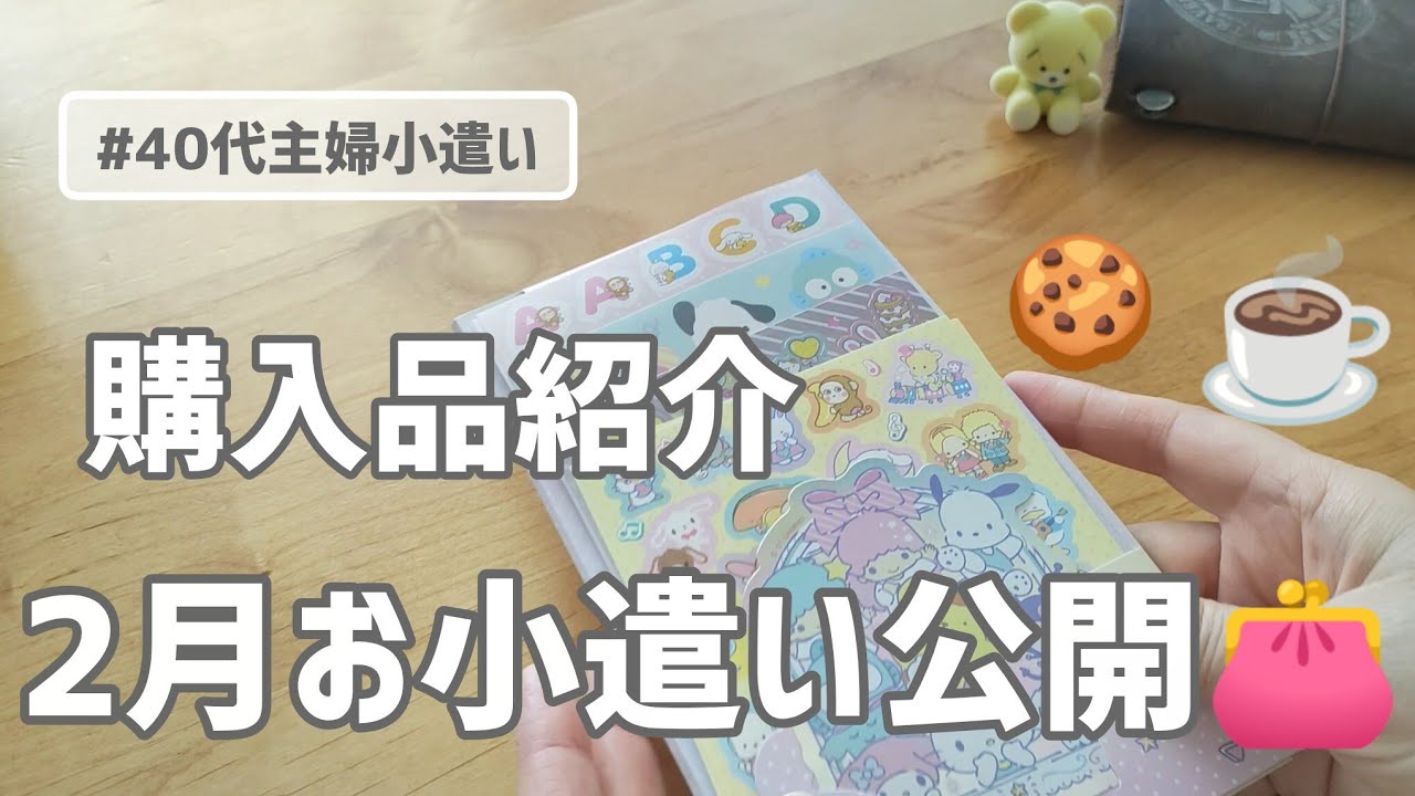 購入品紹介と2月のお小遣い公開👛