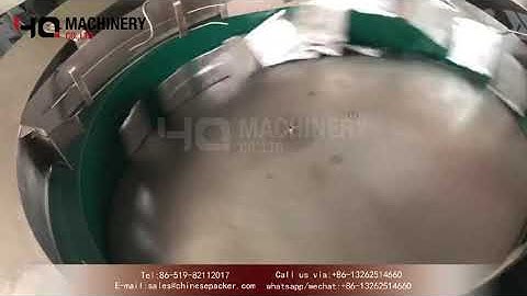 High speed Centrifugal bowl for sachet|plastic bag sorting equipment