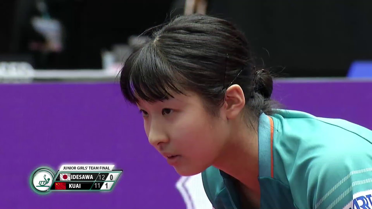 Kuai Man vs Kyoka Idesawa | 2019 ITTF World Junior Championships Highlights (Team Final)