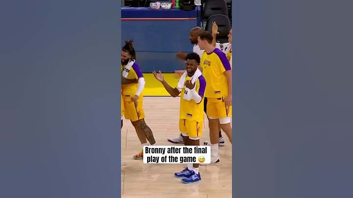 Bronny said 🤷